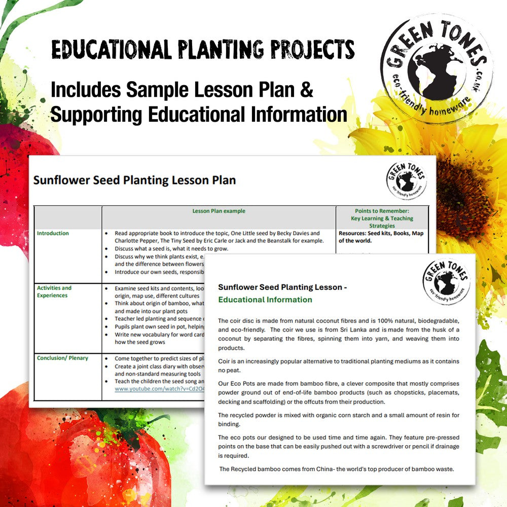 Eco-Friendly Educational Planting Project Packs