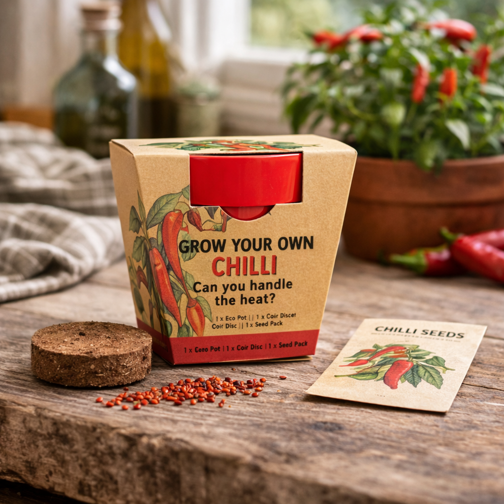 Individual Grow Your Own Chilli Seed Kit