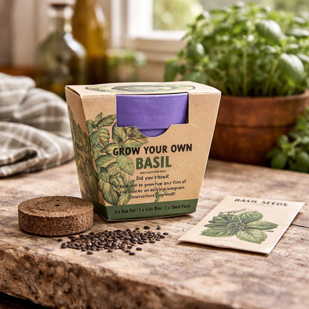 Individual Grow Your Own Basil Seed Kit