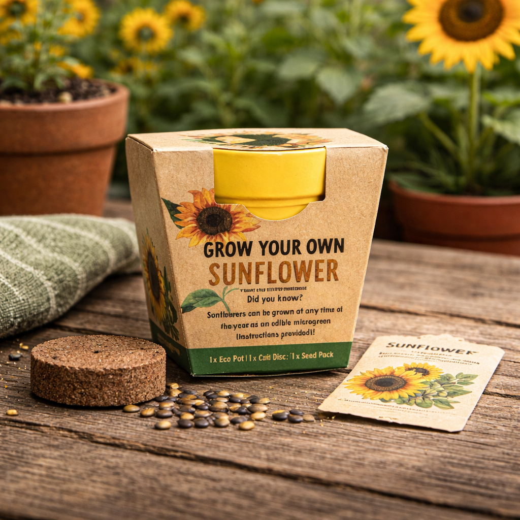 Individual Grow Your Own Sunflower Seed Kit